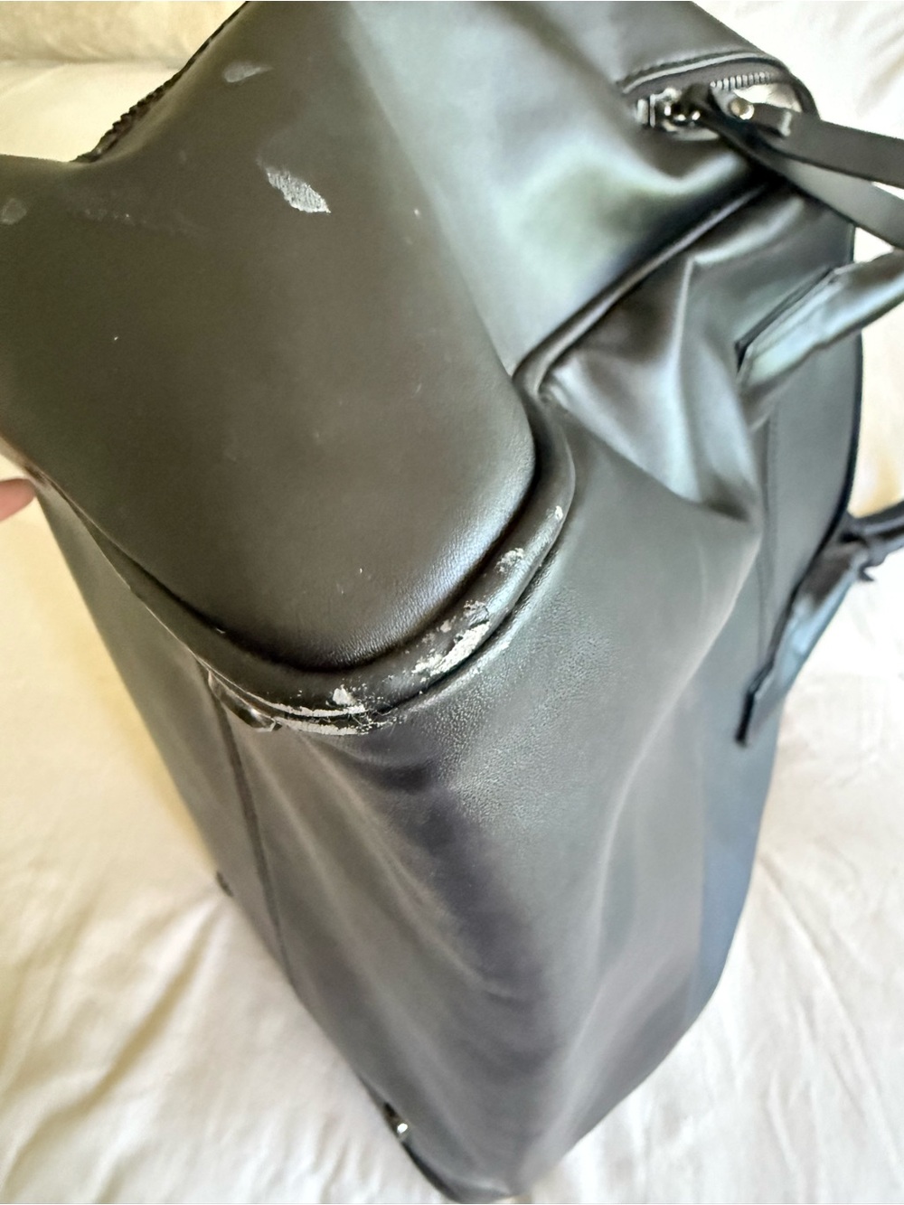lululemon athletica Black Leather Duffel Tote - Picture 9 of 15
